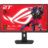 Asus Rog Strix Xg27acg 27” 2k Fast Ips 180hz 1ms Hdr400 125% Srgb Extreme Low Motion Blur Sync G Sync Compatible W/ Usb C , Displaywidget, Tripod Socket